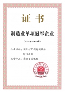 制造業(yè)單項冠軍企業(yè)